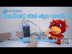 4 Inch TFT ECG Handheld Portable Patient Monitors 3/5 Leads PC200