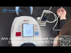 Arm cylinder blood pressure monitor Compare testing with PC100 vital sign moitor