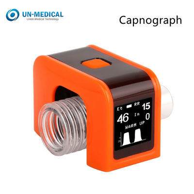 Monitor maré do CO2 da extremidade médica portátil do sensor de Capnography EtCO2 do monitor EtCO2