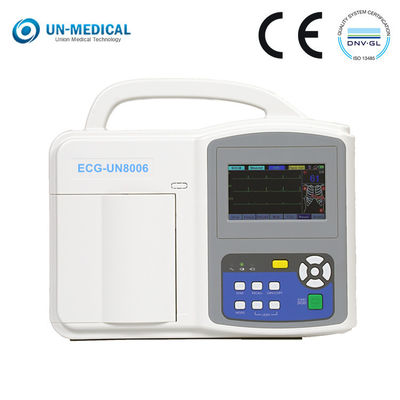 Máquina médica do ECG da máquina de Digitas ECG do canal do écran sensível 6 do ISO do CE