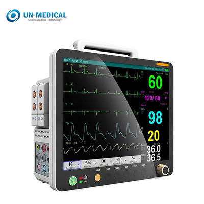 15" modular línguas de Vital Signs Patient Monitor With ETCO2 17